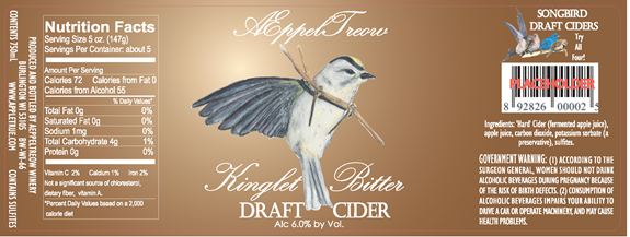 Kinglet Bitter Draft Cider